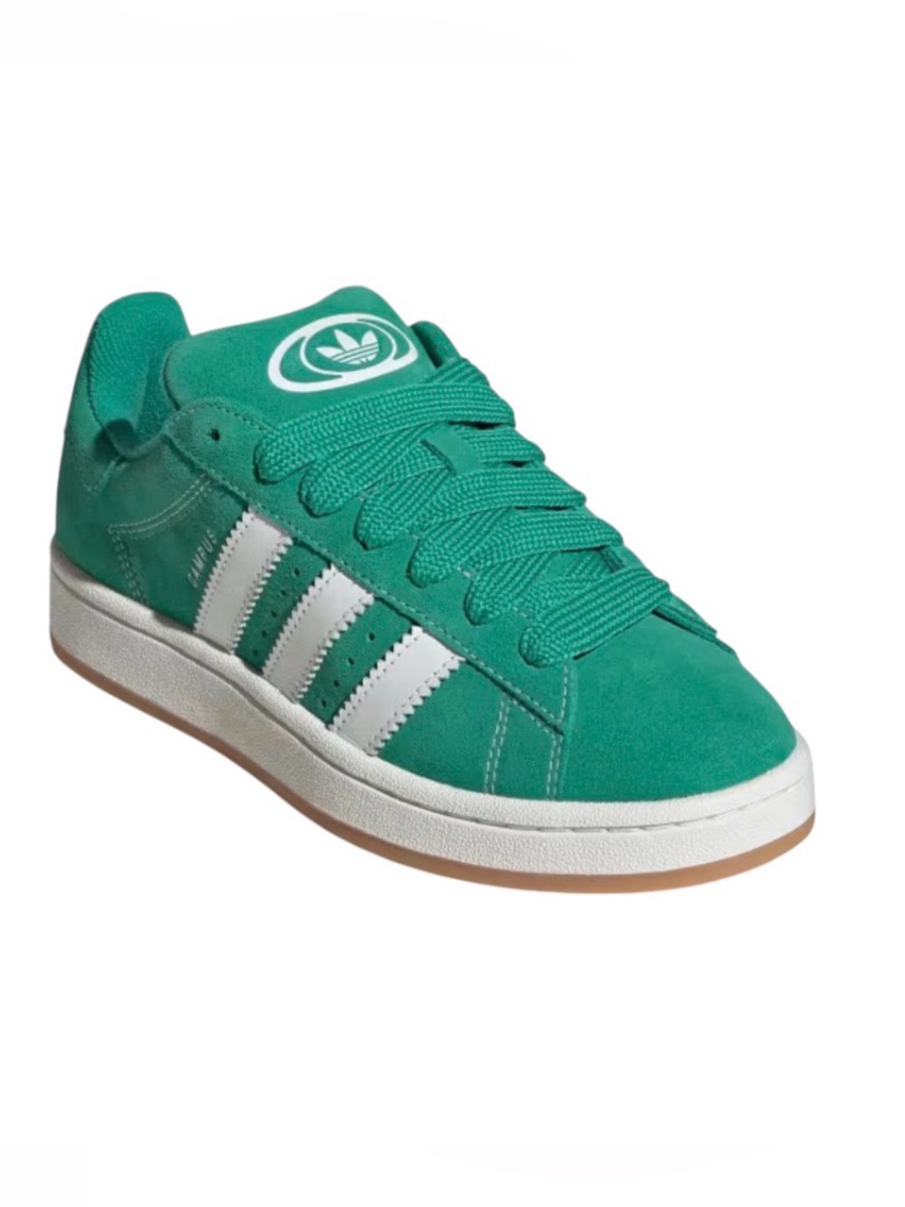 Adidas Campus 00 Green & White Sneakers Size 7